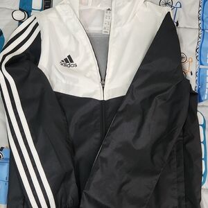 Adidas Monochrome Hooded Jacket